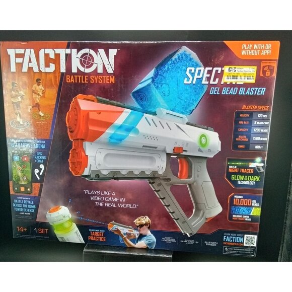 Faction Spectre Gel Bead Blaster Night Tracer Glow-In-Dark Tech Interactive - Picture 1 of 7